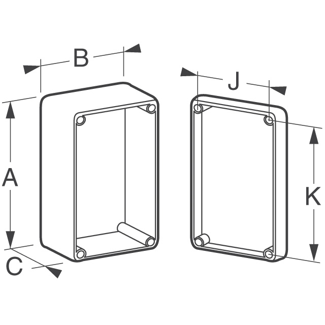 1591XXBBK Hammond Manufacturing  Scatole